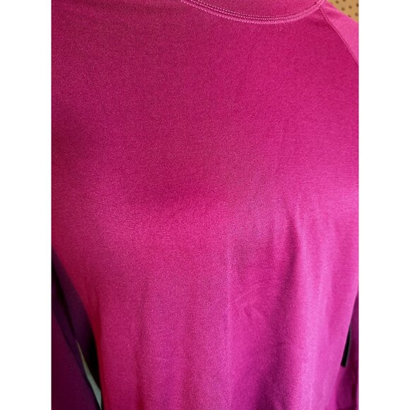 NWT Fabletics The Training Day Long Sleeve Tee Raspberry Large - Picture 7 of 9